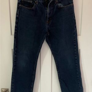 Lands End Straight Fit dark blue Jeans size 36, 100% Baumwolle. New condition.